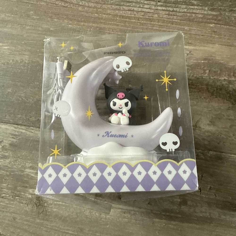 Kuromi Miniso Sanrio Kawaii Japanese Night Light Lamp   (NEW IN PACKAGE)